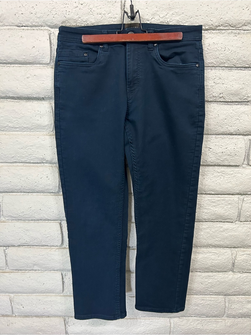 Jachs New York‎ Navy Straight Leg Pants Mens 32x29